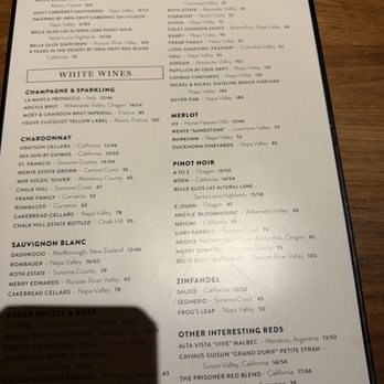 Stoney River - Wine list - Steakhouses Near Me - Chesterfield, Missouri