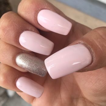 Fantasy Beauty Spa - Acrylic nails with the perfect square shape in Elegant pink gel color with a touch of Silver Sand - Hair Salons Near Me - San Jose, California Fantasy Beauty Spa - Acrylic nails with the perfect square shape in Elegant pink gel color with a touch of Silver Sand - Hair Salons Near Me - San Jose, California
