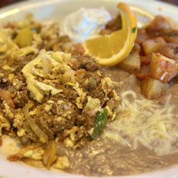 El Camichin Authentic Mexican & Seafood - Machaca con Huevos. Yum!