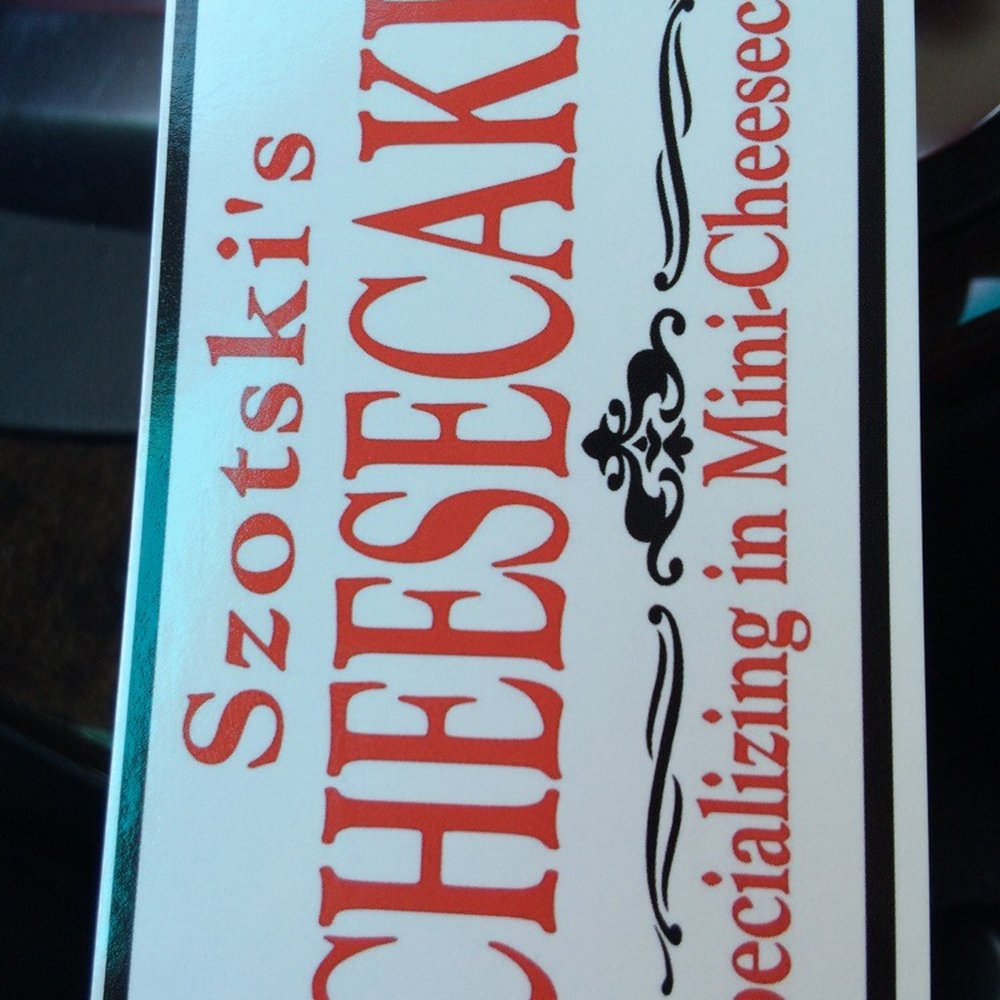 Szotski's Cheesecakes - Business card - Bakeries Near Me - Pensacola, Florida