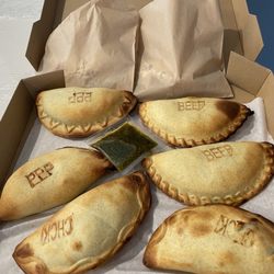 Brava Empanadas - Chicken Portuguese, Pulled Pork Potato, and Traditional Beef