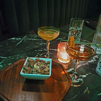 Nora's Speakeasy - Cocktails were great; Nora's Southside and Nora's Black Manhattan, with honey nuts. - Cocktail Bars Near Me - Louisville, Colorado Nora's Speakeasy - Cocktails were great; Nora's Southside and Nora's Black Manhattan, with honey nuts. - Cocktail Bars Near Me - Louisville, Colorado