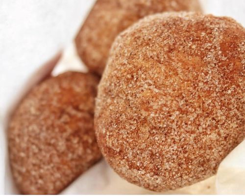 Photo of Bird Bird Biscuit - Austin, TX, US. Dough-Doughs. Fried biscuit dough tossed in cinnamon and sugar.