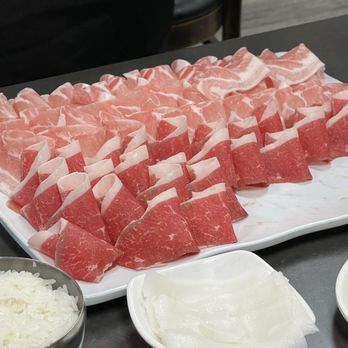Red Castle - Thin slice pork and beef - Korean Near Me - Rialto, California Red Castle - Thin slice pork and beef - Korean Near Me - Rialto, California