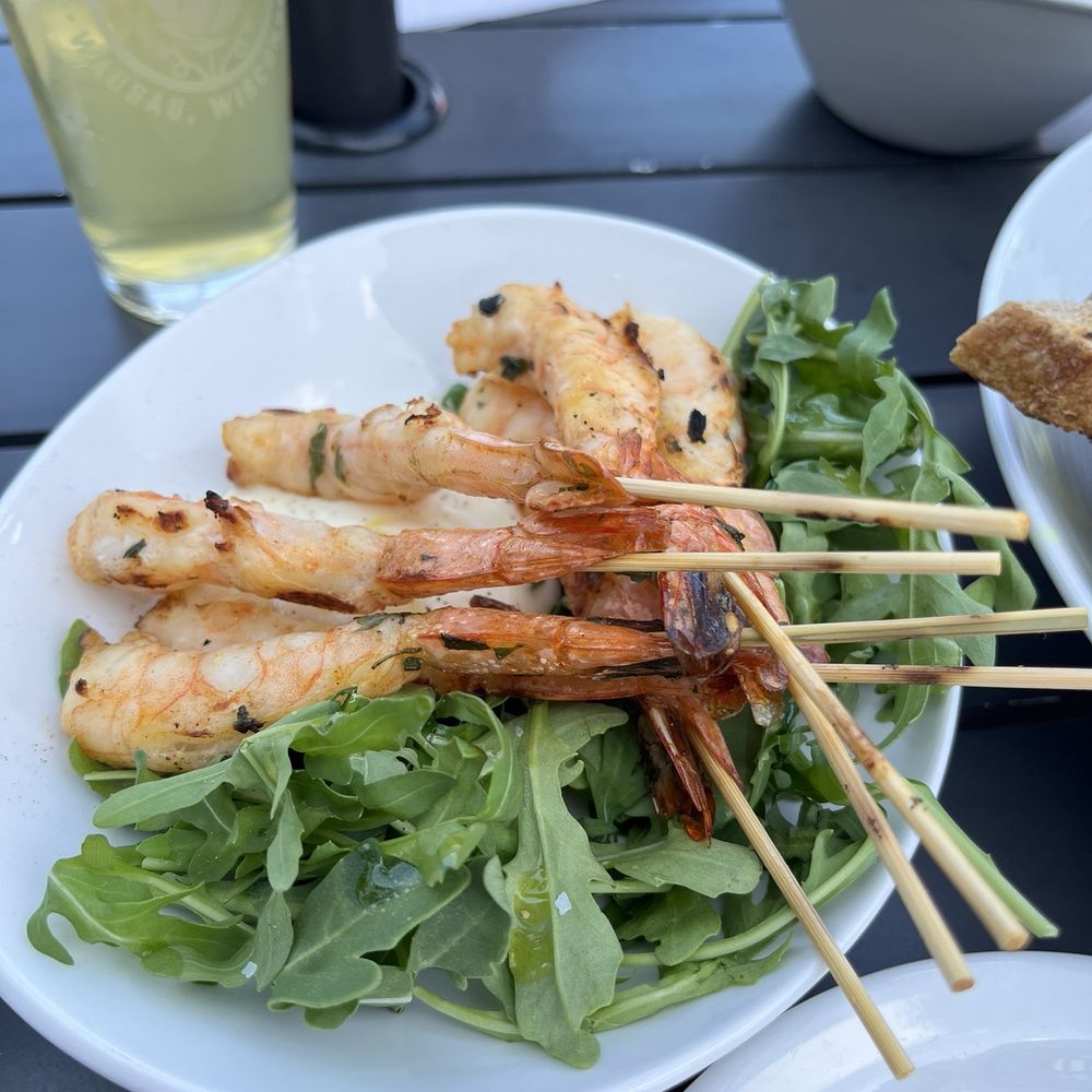 Red Eye Brewing Company - Grilled Shrimp Skewers - American Near Me - Wausau, Wisconsin Red Eye Brewing Company - Grilled Shrimp Skewers - American Near Me - Wausau, Wisconsin