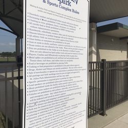 St Julien Park and Sports Complex - All the rules!