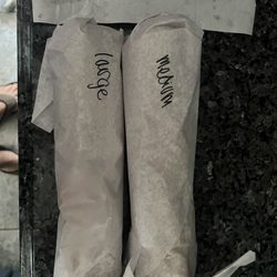 Nadeau's Subs Salads Wraps - One medium and one large.  Nope.