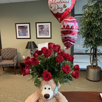 Herndon Florist - 2 dozen roses, teddy bear and balloons - Floral Designers Near Me - Reston, Virginia Herndon Florist - 2 dozen roses, teddy bear and balloons - Floral Designers Near Me - Reston, Virginia