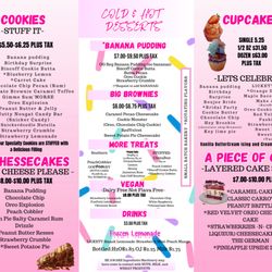 Carnell's Cakery - MENU