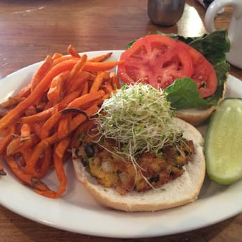 Toast - Veggie burger :)) with sprouts - Breakfast & Brunch Near Me - Asbury Park, New Jersey Toast - Veggie burger :)) with sprouts - Breakfast & Brunch Near Me - Asbury Park, New Jersey