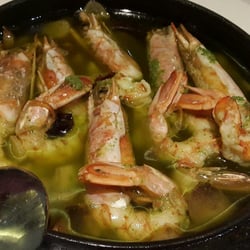 Posidonia - My prawns in garlic. Oh so good.