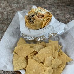 Casita Taco Al Carbon - Grande burrito with carne asada