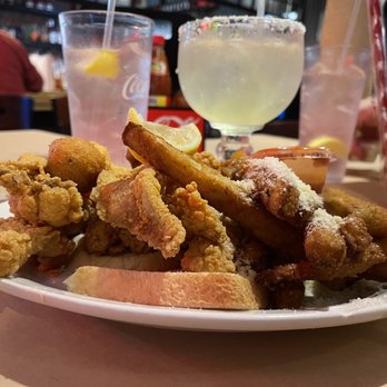 Dempsey's Seafood & Steak - Shrimp and catfish with eggplant fries, yummmm - Seafood Near Me - Kiln, Mississippi Dempsey's Seafood & Steak - Shrimp and catfish with eggplant fries, yummmm - Seafood Near Me - Kiln, Mississippi