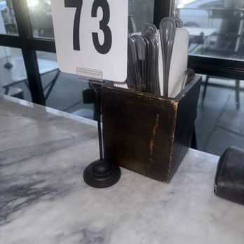 Joan's on Third - Breakfast stand with cutlery and napkins - Breakfast & Brunch Near Me - Studio City, California