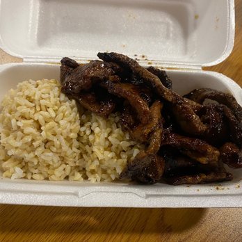 Honolulu Grill West Jordan - Mini plate Teriyaki steak brown rice - Hawaiian Near Me - West Jordan, Utah Honolulu Grill West Jordan - Mini plate Teriyaki steak brown rice - Hawaiian Near Me - West Jordan, Utah