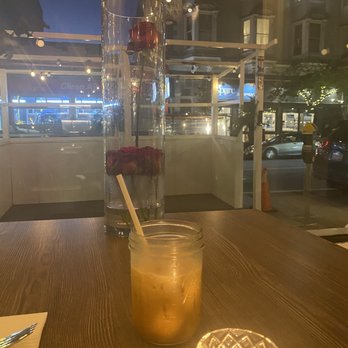 Thai Spice - Thai tea at the window seat - Thai Near Me - San Francisco, California Thai Spice - Thai tea at the window seat - Thai Near Me - San Francisco, California