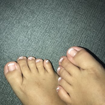 Eva Nails - Looking fresh and cute with my French Tip pedicure - Nail Salons Near Me - El Cajon, California
