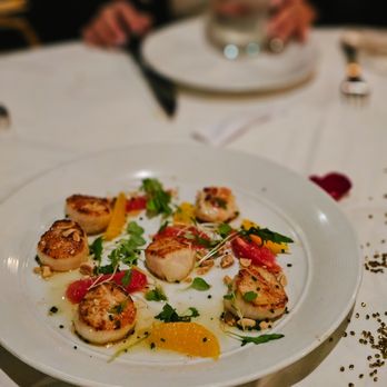 Eddie V's Prime Seafood - Georges Bank Scallops - Seafood Near Me - Newport Beach, California Eddie V's Prime Seafood - Georges Bank Scallops - Seafood Near Me - Newport Beach, California