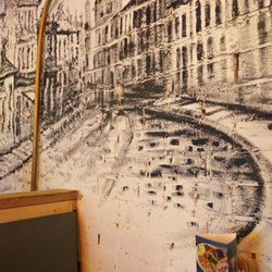 Caffe Monza - Lovely art work