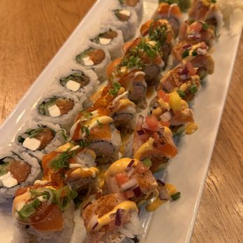 Bon Japanese Cuisine - Philly Roll & Sunset Roll - Sushi Bars Near Me - Austin, Texas