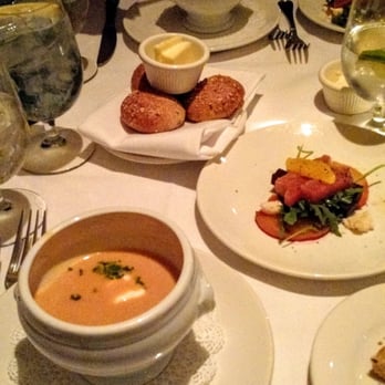 Chez Loma - lobster bisque, amazing bread, and beet salad - French Near Me - Coronado, California Chez Loma - lobster bisque, amazing bread, and beet salad - French Near Me - Coronado, California