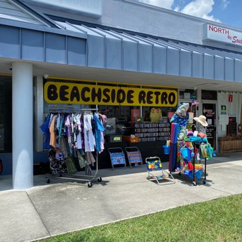 Beachside Retro & Records - The outside of the place! Clothes, records, CD's and even beach supplies. - Vinyl Records Near Me - Satellite Beach, Florida