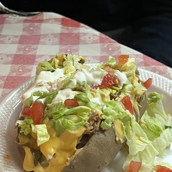 Delauders  BBQ - Loaded baked potato - Barbeque Near Me - Sevierville, Tennessee