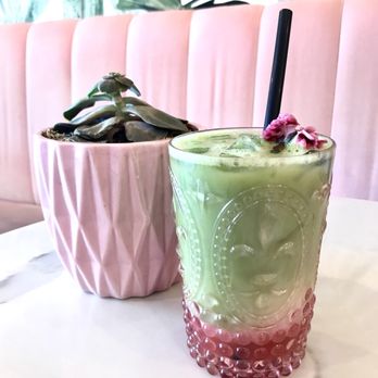 Holy Matcha - Strawberry Matcha Latte - Tea Rooms Near Me - San Diego, California Holy Matcha - Strawberry Matcha Latte - Tea Rooms Near Me - San Diego, California