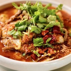 Min’s Bistro Chinese Cuisine - Beef in Chilli Oil Sauce（水煮牛)