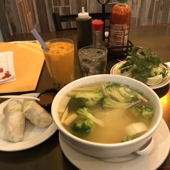 Pho Dat Thanh - N5. Vegetarian Rice Noodles, summer rolls, Thai Milk Tea. - Vietnamese Near Me - Columbia, Maryland Pho Dat Thanh - N5. Vegetarian Rice Noodles, summer rolls, Thai Milk Tea. - Vietnamese Near Me - Columbia, Maryland