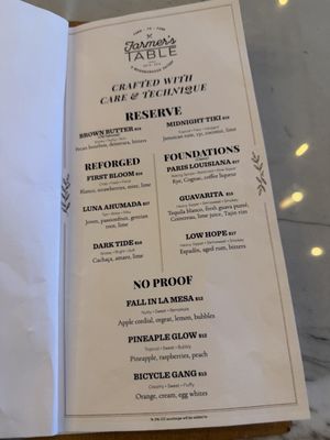 Menu photo 2 Farmer's Table La Mesa, CA Menu photo 2 Farmer's Table La Mesa, CA