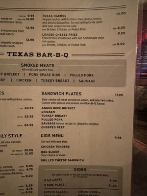 Menu photo 7 Stubb's Bar-B-Q Austin, TX