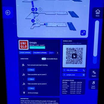CF Toronto Eaton Centre - Interactive Directory Panel - Shopping Centers Near Me - Toronto, Ontario CF Toronto Eaton Centre - Interactive Directory Panel - Shopping Centers Near Me - Toronto, Ontario