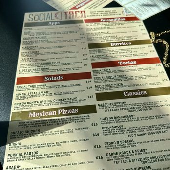 Social Taco - Menu - New Mexican Cuisine Near Me - Homewood, Alabama Social Taco - Menu - New Mexican Cuisine Near Me - Homewood, Alabama