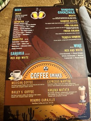 Menu photo 3 Bandidos Mexican Restaurant Attleboro, MA