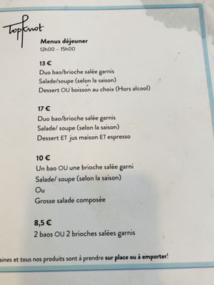 Menu photo 2 TopKnot Café Paris, 75