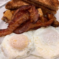 Toast of the Town - 2 Eggs, Homefries, Meat and Toast