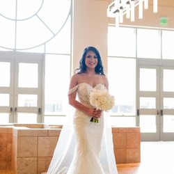 Formally Yours - Stella York fit and flair with removable Stella York straps. Veil not from Formally Yours.