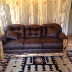 Sticks and Stones - Gorgeous aspen sofa!  It's mine!