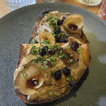 Isla & Co - Williamsburg - The Chicken Liver & Bacon Mousse, so amazing we got another order for dessert! - Cafes Near Me - Brooklyn, New York