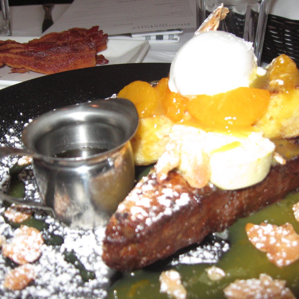 Bloomsbury Bistro - French toast and overcooked dry bacon - New American Near Me - Raleigh, North Carolina Bloomsbury Bistro - French toast and overcooked dry bacon - New American Near Me - Raleigh, North Carolina