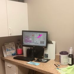Town Line Dental Care - Computer where another patients file/information was pulled up.