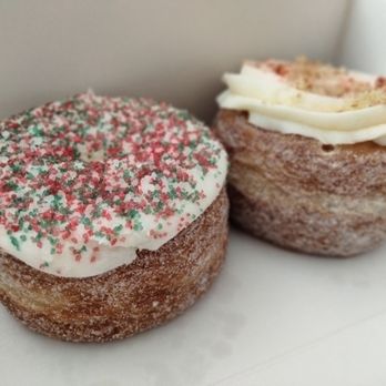 Five Daughters Bakery - December 2023 specials: Sugar Cookie and Strawberry Lemon Shortcake. So good!! - Donuts Near Me - Nashville, Tennessee
