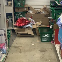 Dollar Tree - This is open to public , manager say this mess is new now open to public on floor
