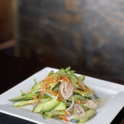 The Lemongrass - Beef and cucumber salad / coi bo dua leo (Insta: @badtothebite)