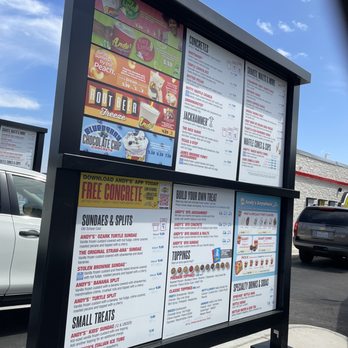 Andy's Frozen Custard - Menu - Ice Cream & Frozen Yogurt Near Me - San Antonio, Texas Andy's Frozen Custard - Menu - Ice Cream & Frozen Yogurt Near Me - San Antonio, Texas