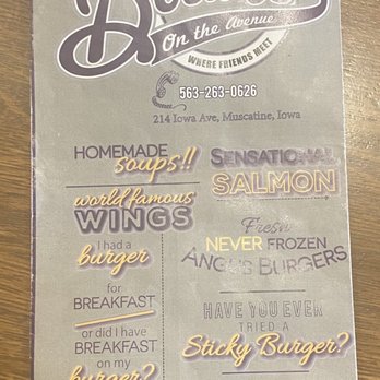 Boonie's On The Avenue - Menu - Sports Bars Near Me - Muscatine, Iowa Boonie's On The Avenue - Menu - Sports Bars Near Me - Muscatine, Iowa