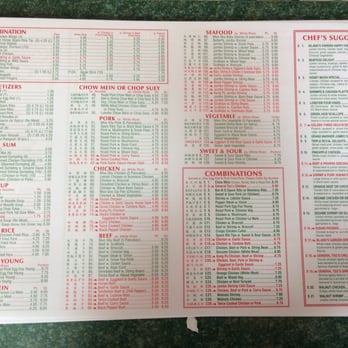 Island Garden - the menu of the restaurant - Chinese Near Me - Staten Island, New York