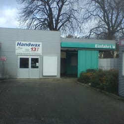 Mr. Wax Fahrzeugpflege - Nach dem Umzug vom Kapweg hat das Handwachs-Schild seinen neuen Platz gefunden.