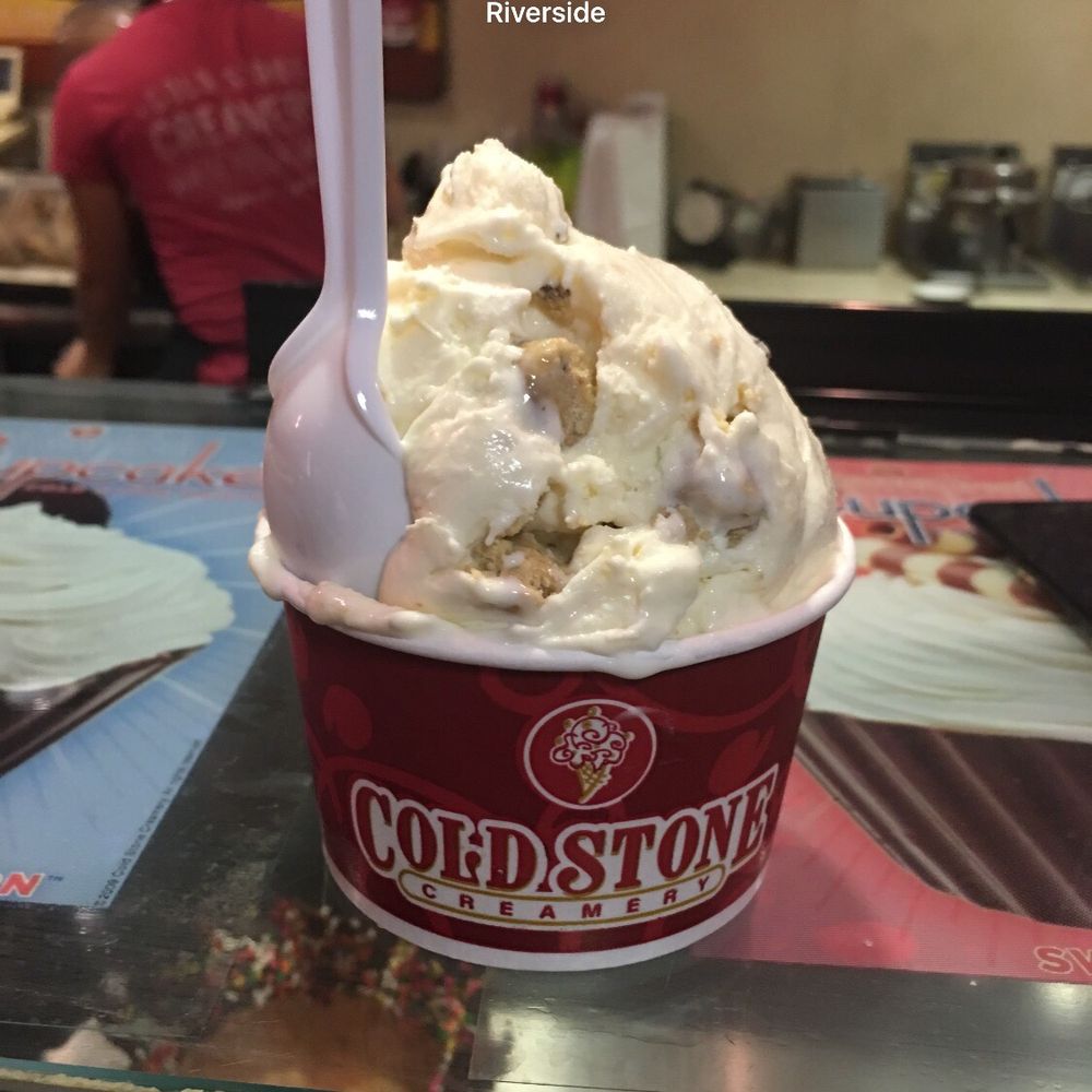 Cold Stone Creamery - Cake batter with cookie dough - Ice Cream & Frozen Yogurt Near Me - Riverside, California Cold Stone Creamery - Cake batter with cookie dough - Ice Cream & Frozen Yogurt Near Me - Riverside, California